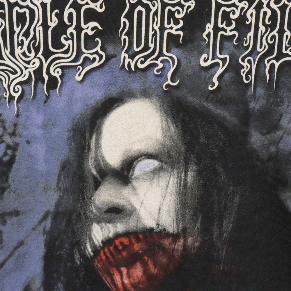 VINTAGE(ヴィンテージ) 00S CRADLE OF FILTH 2007 SUPREME VAMPYRIC EVIL L/S クレイドルオブフィルス 両面プリント 長袖T 長袖カットソー ブラック
