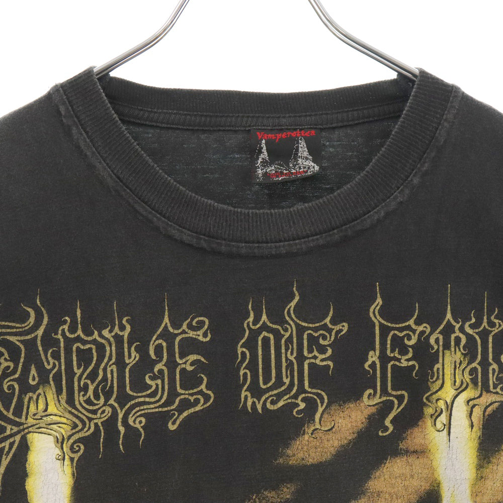 VINTAGE(ヴィンテージ) 90S CRADLE OF FILTH 1997 PSYCHOPATHIA SEXUALIS DEAD GIRLS LS TEE クレイドルオブフィルス 両面プリント 長袖T 長袖カットソー ブラック