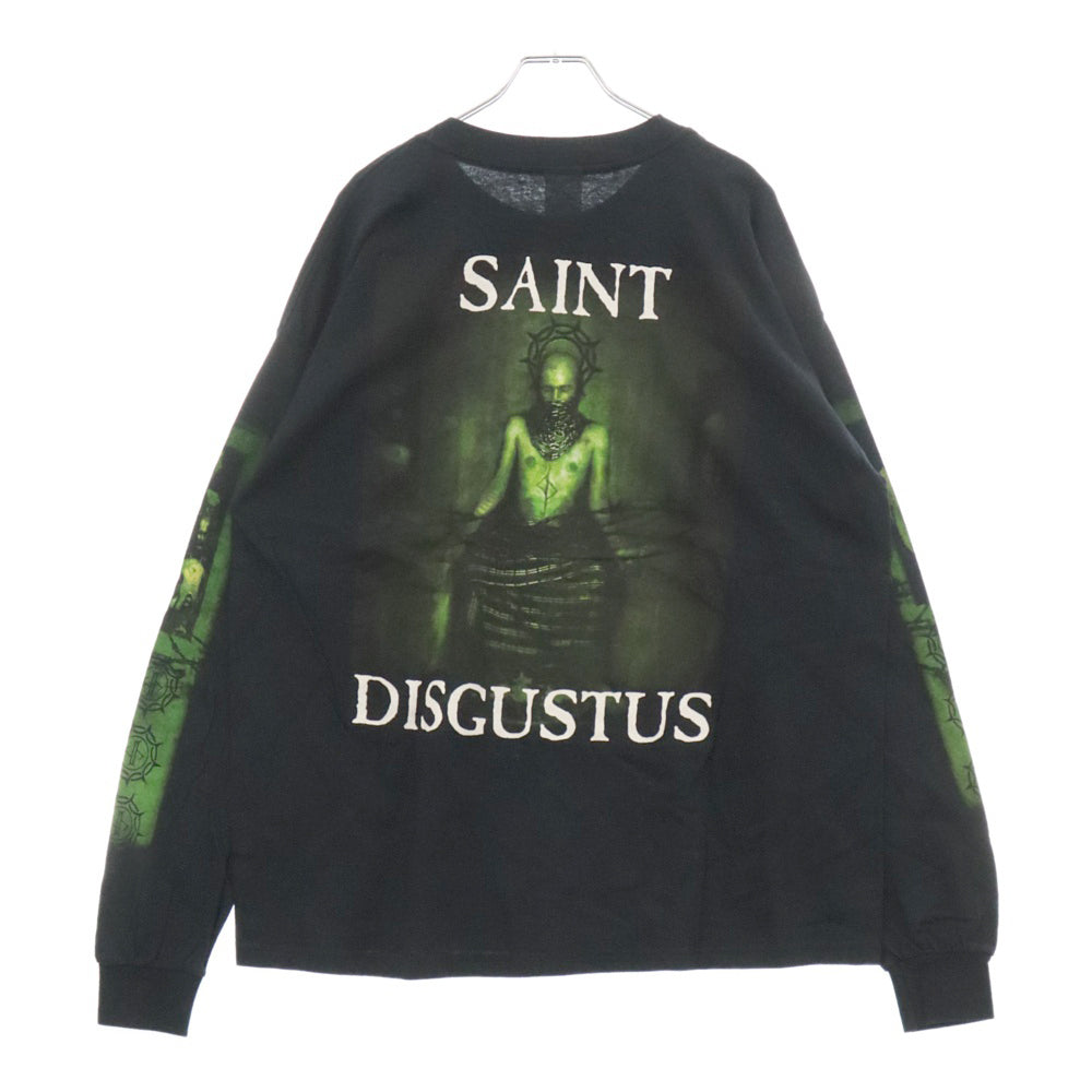 VINTAGE(ヴィンテージ) 00S CRADLE OF FILTH 2006 SAINT DISGUSTUS L/S クレイドルオブフィルス 両面プリント 長袖T 長袖カットソー ブラック
