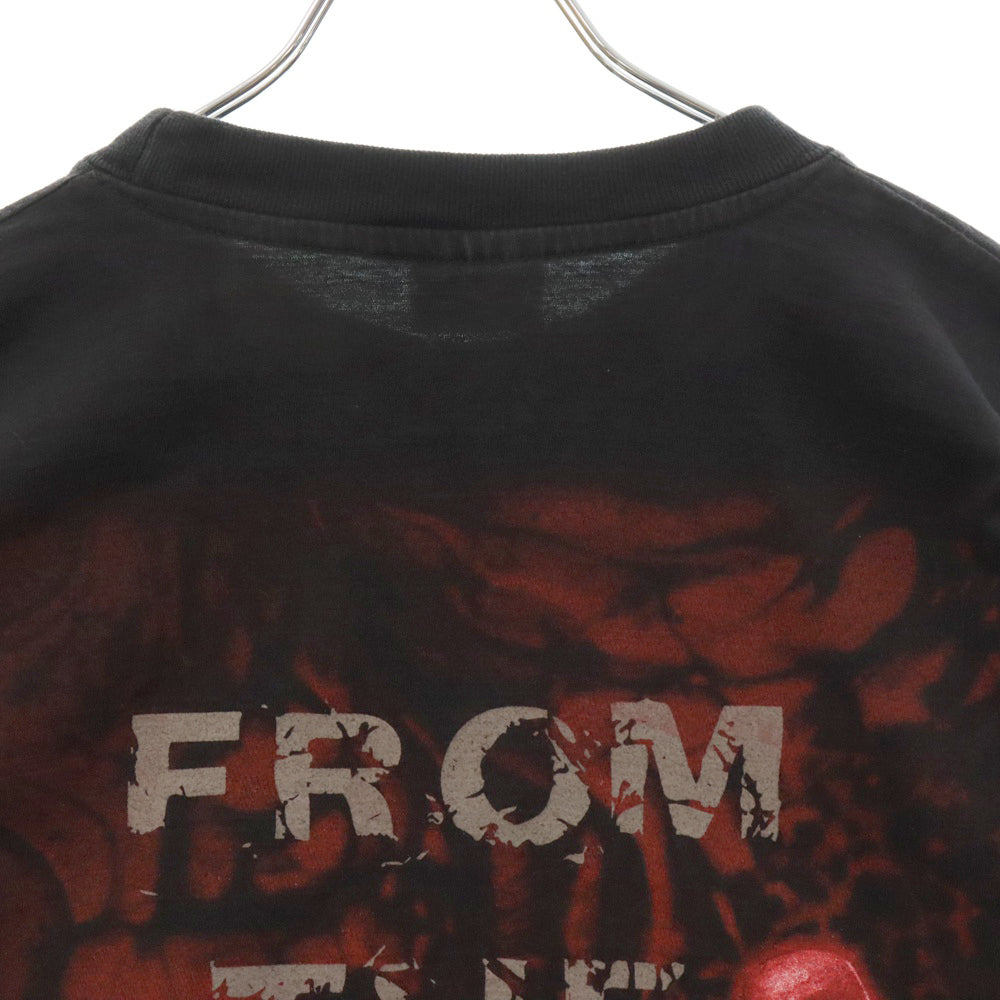 VINTAGE(ヴィンテージ) 90S CRADLE OF FILTH FRCRADLE TO ENSLAVEENSLAVE L/S クレイドルオブフィルス 両面プリント 長袖T 長袖カットソー ブラック
