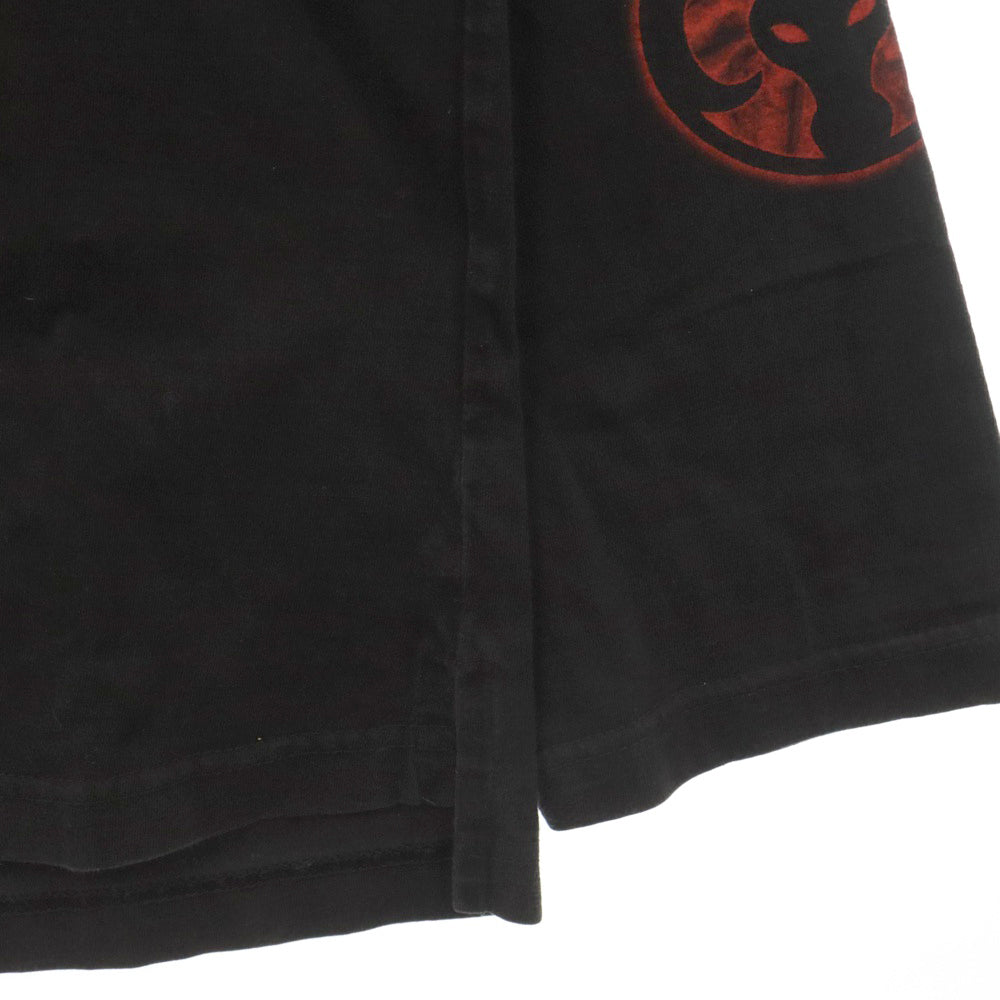 VINTAGE(ヴィンテージ) 90S CRADLE OF FILTH FRCRADLE TO ENSLAVEENSLAVE L/S クレイドルオブフィルス 両面プリント 長袖T 長袖カットソー ブラック