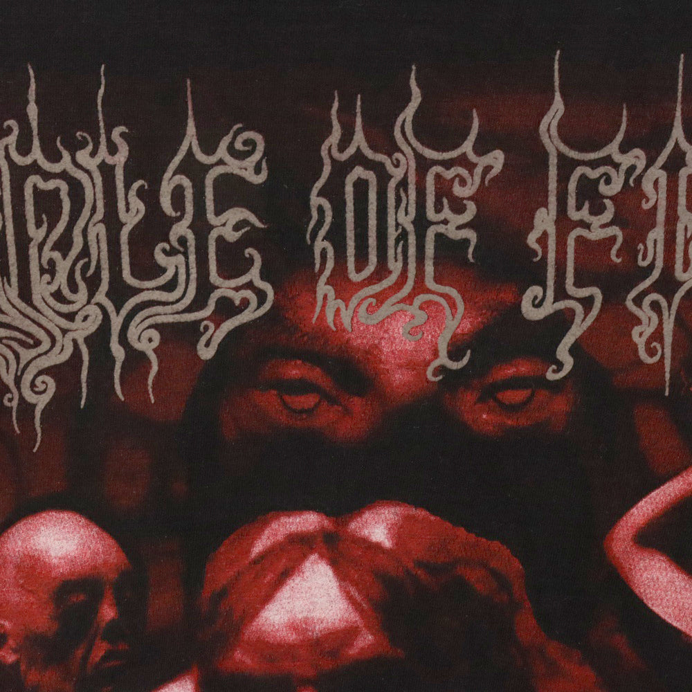 VINTAGE(ヴィンテージ) 90S CRADLE OF FILTH FRCRADLE TO ENSLAVEENSLAVE L/S クレイドルオブフィルス 両面プリント 長袖T 長袖カットソー ブラック