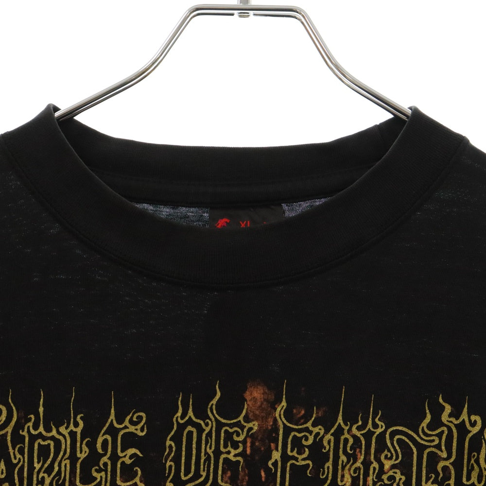 VINTAGE(ヴィンテージ) 90s CRADLE OF FILTH MARTYRED FOR A MORTAL SIN LS TEE クレイドル・オブ・フィルス バンド 両面プリント長袖Tシャツ 長袖カットソー ブラック
