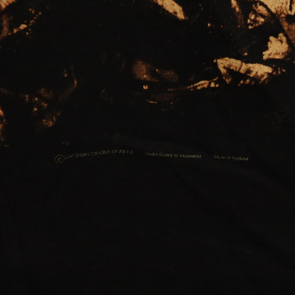 VINTAGE(ヴィンテージ) 90s CRADLE OF FILTH MARTYRED FOR A MORTAL SIN LS TEE クレイドル・オブ・フィルス バンド 両面プリント長袖Tシャツ 長袖カットソー ブラック