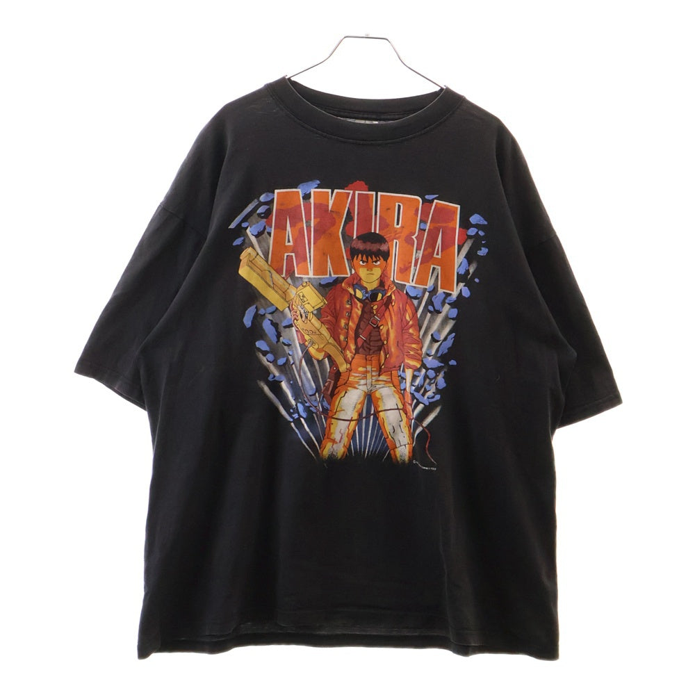 VINTAGE(ヴィンテージ) 90s AKIRA EURO BOOTLEG TEE アキラ ブートレグ フロントプリント半袖Tシャツ カットソー ブラック ユーロ