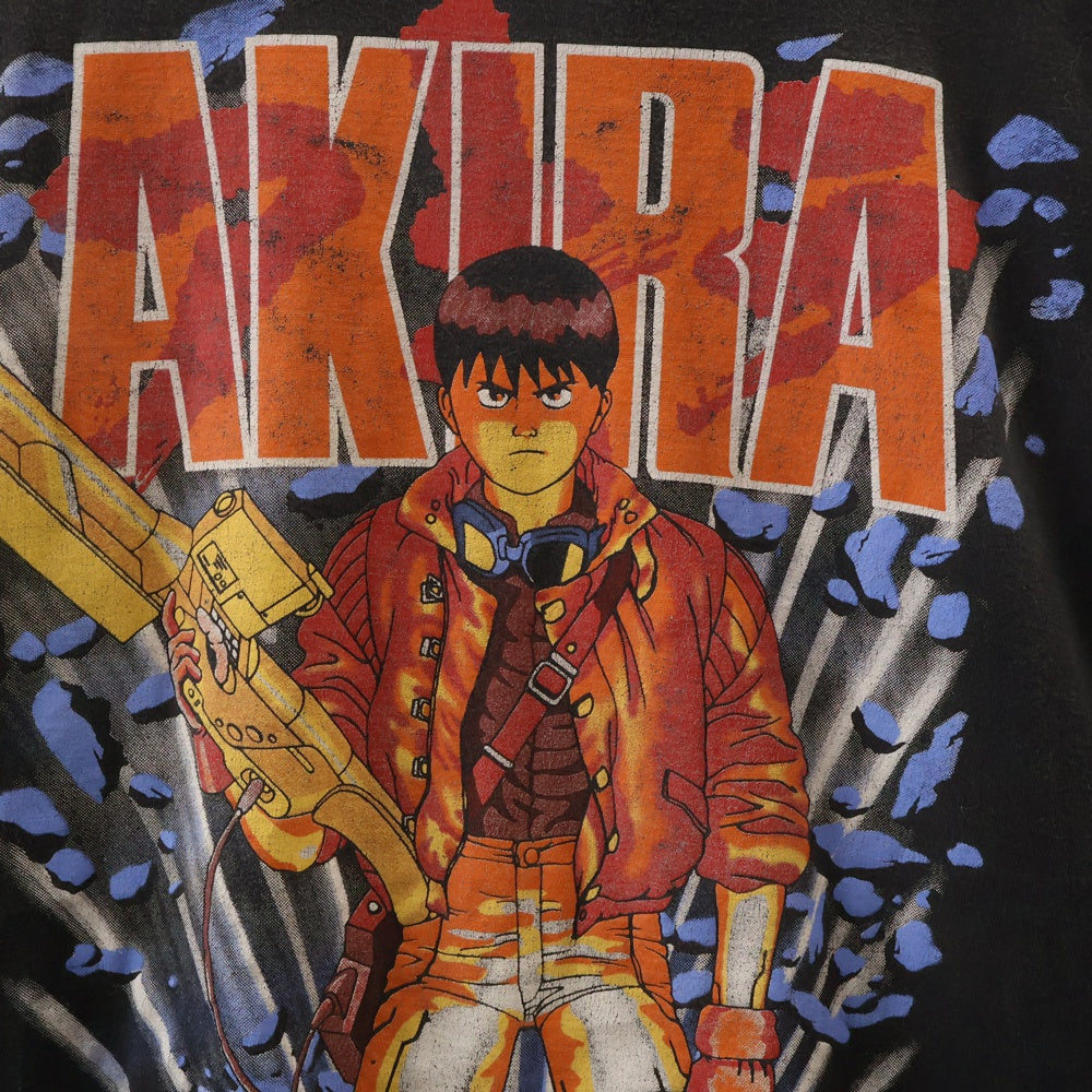 VINTAGE(ヴィンテージ) 90s AKIRA EURO BOOTLEG TEE アキラ ブートレグ フロントプリント半袖Tシャツ カットソー ブラック ユーロ
