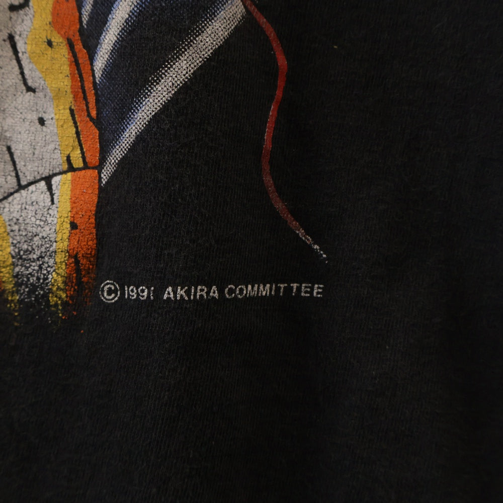 VINTAGE(ヴィンテージ) 90s AKIRA EURO BOOTLEG TEE アキラ ブートレグ フロントプリント半袖Tシャツ カットソー ブラック ユーロ
