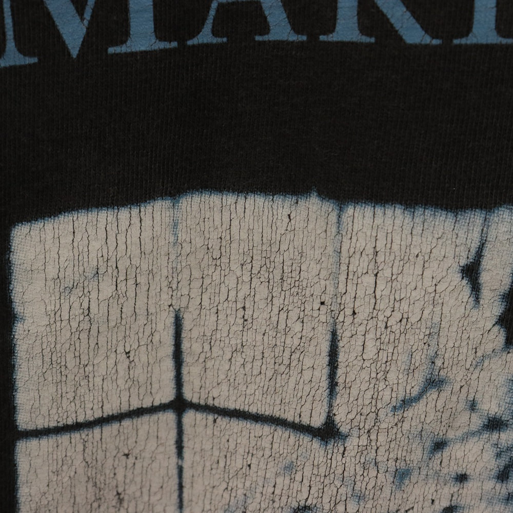 VINTAGE(ヴィンテージ) 90s MARILYN MANSON ANTICHRIST SUPERSTAR マリリンマンソン アンチクライスト スーパースター フロントプリント Tシャツ 半袖カットソー ブラック