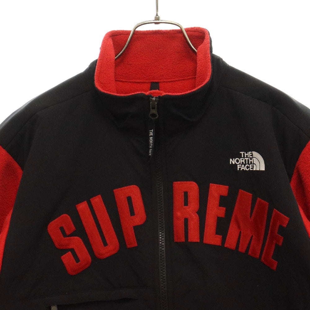 SUPREME(シュプリーム) 19SS ×THE NORTH FACE Arc Logo Denali Fleece Jacket ザノースフェイス アーチロゴ デナリ フリース ジャケット レッド/ブラック NA11903I
