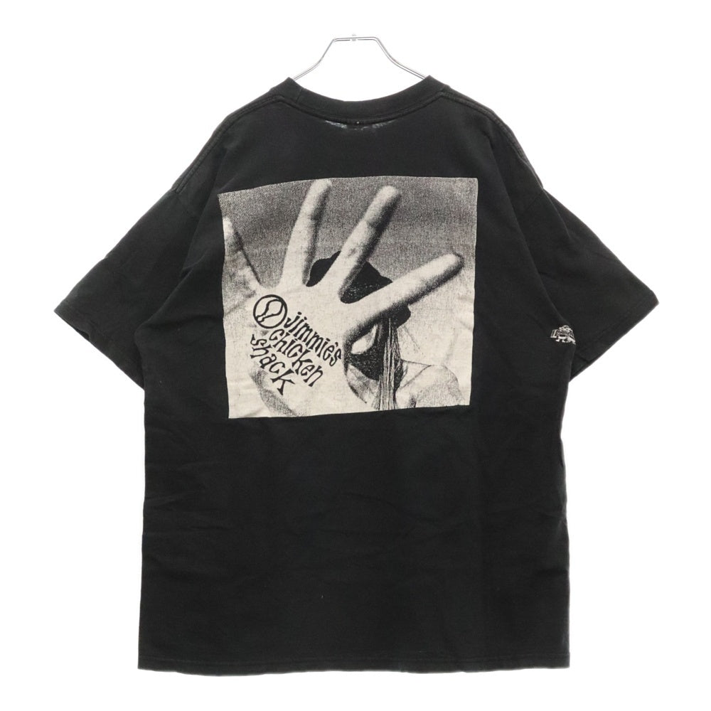 VINTAGE(ヴィンテージ) 90s JIMMIE'S CHICKEN SHACK チキン シャック 両面プリント Tシャツ 半袖 カットソー ブラック