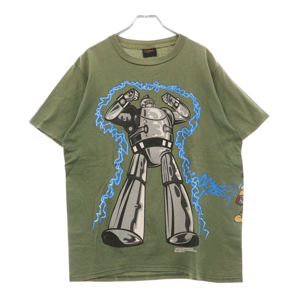 VINTAGE(ヴィンテージ) 90s GIGANTOR 鉄人28号 両面プリント Tシャツ 半袖カットソー グリーン