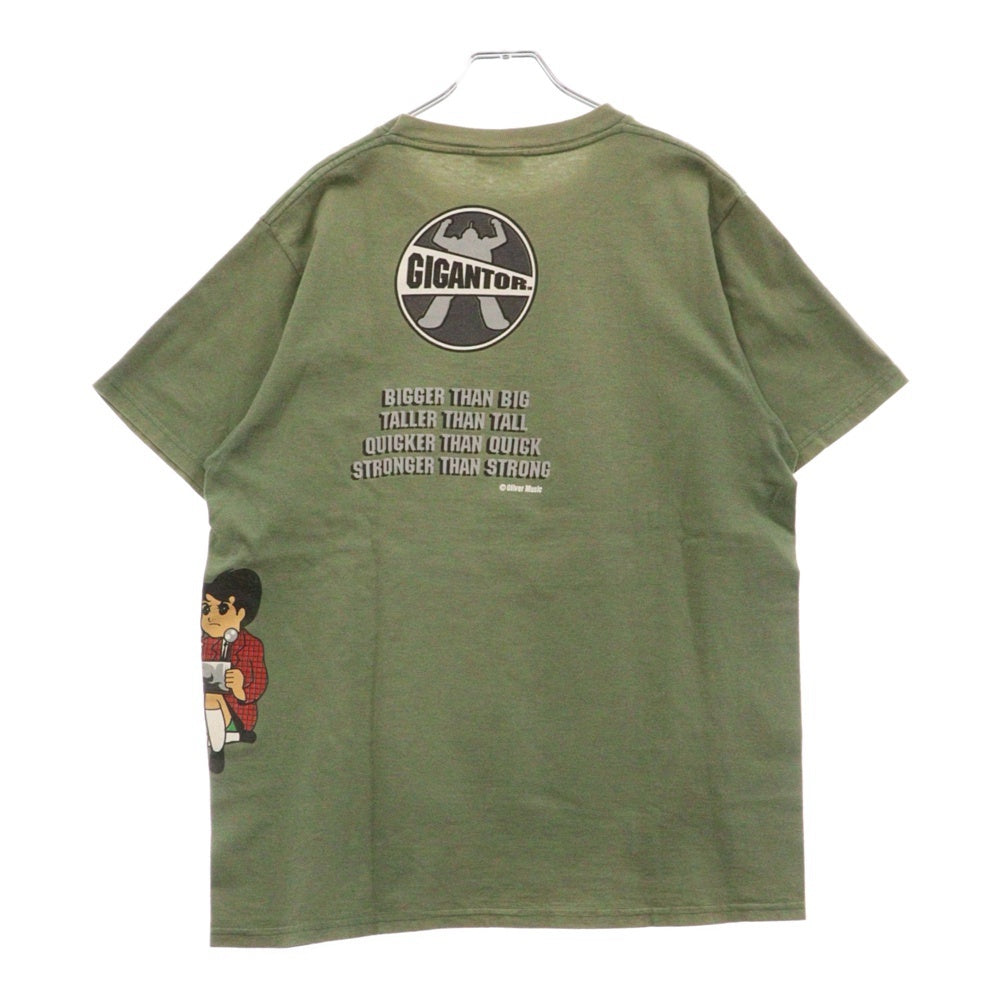 VINTAGE(ヴィンテージ) 90s GIGANTOR 鉄人28号 両面プリント Tシャツ 半袖カットソー グリーン