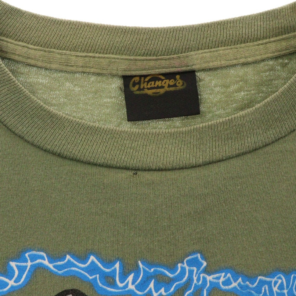 VINTAGE(ヴィンテージ) 90s GIGANTOR 鉄人28号 両面プリント Tシャツ 半袖カットソー グリーン