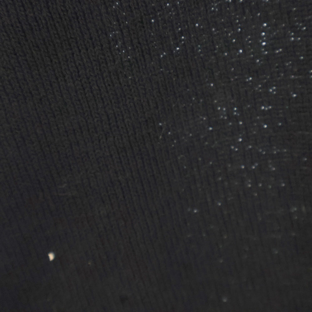 STUSSY(ステューシー) BACK LOGO COTTON RAYON KNIT バック ロゴ プルオーバー ニット ブラック