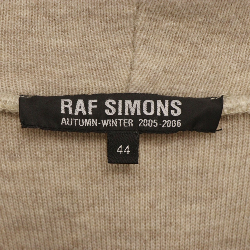 RAF SIMONS(ラフシモンズ) 05AW ARCHIVE Poltergeist期 ポルターガイスト期 オーバーサイズパーカー フーディー ベージュ