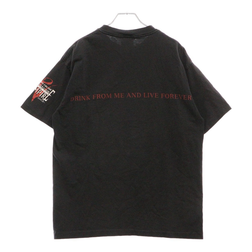 VINTAGE(ヴィンテージ) 90s Interview with the Vampire インタビュー ウィズ ヴァンパイア ムービー 両面プリント半袖Tシャツ カットソー ブラック