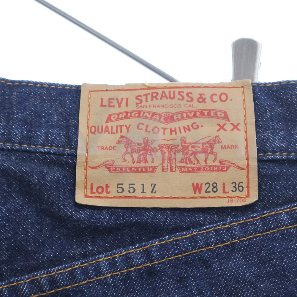 Levi's(リーバイス) 90s VINTAGE 551ZXX BIG E 復刻 ボタン裏刻印 J09 ジーンズ デニム パンツ インディゴ