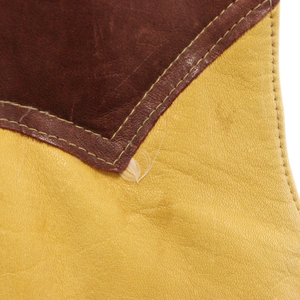 ROCKY MOUNTAIN(ロッキーマウンテン) 70s JACKSON WYOMING フルレザー 襟ボア スナップボタン ダウンベスト