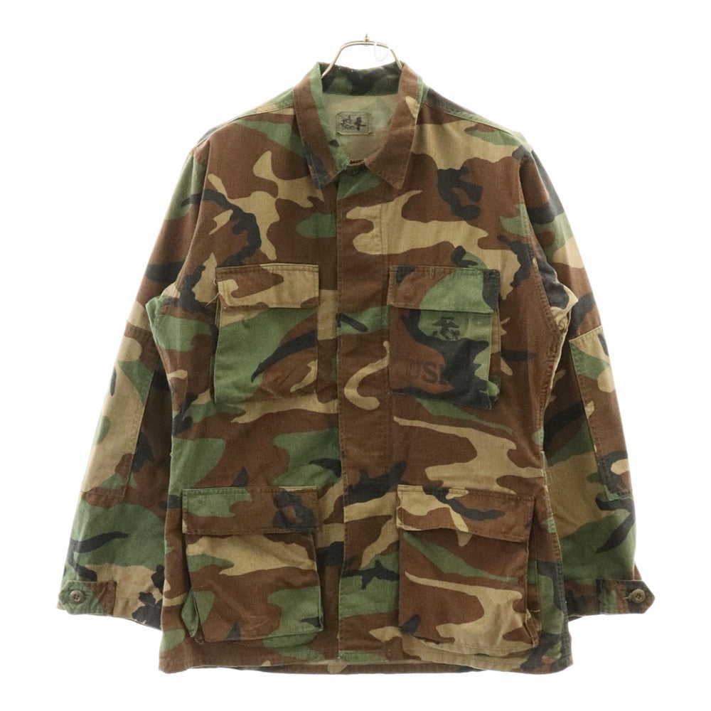 VINTAGE(ヴィンテージ) US ARMY ミリタリー カモ柄 ファティーグ ジャケット カーキ