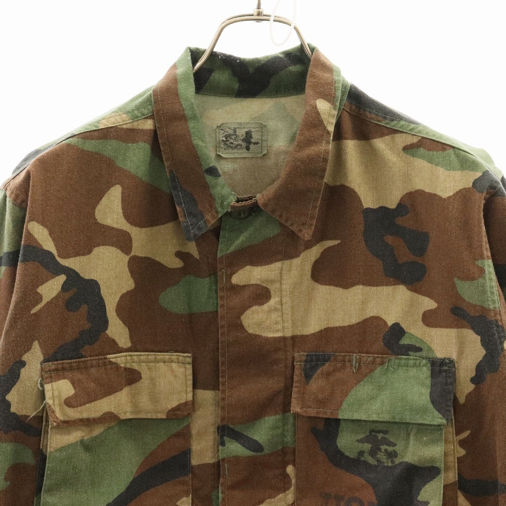 VINTAGE(ヴィンテージ) US ARMY ミリタリー カモ柄 ファティーグ ジャケット カーキ