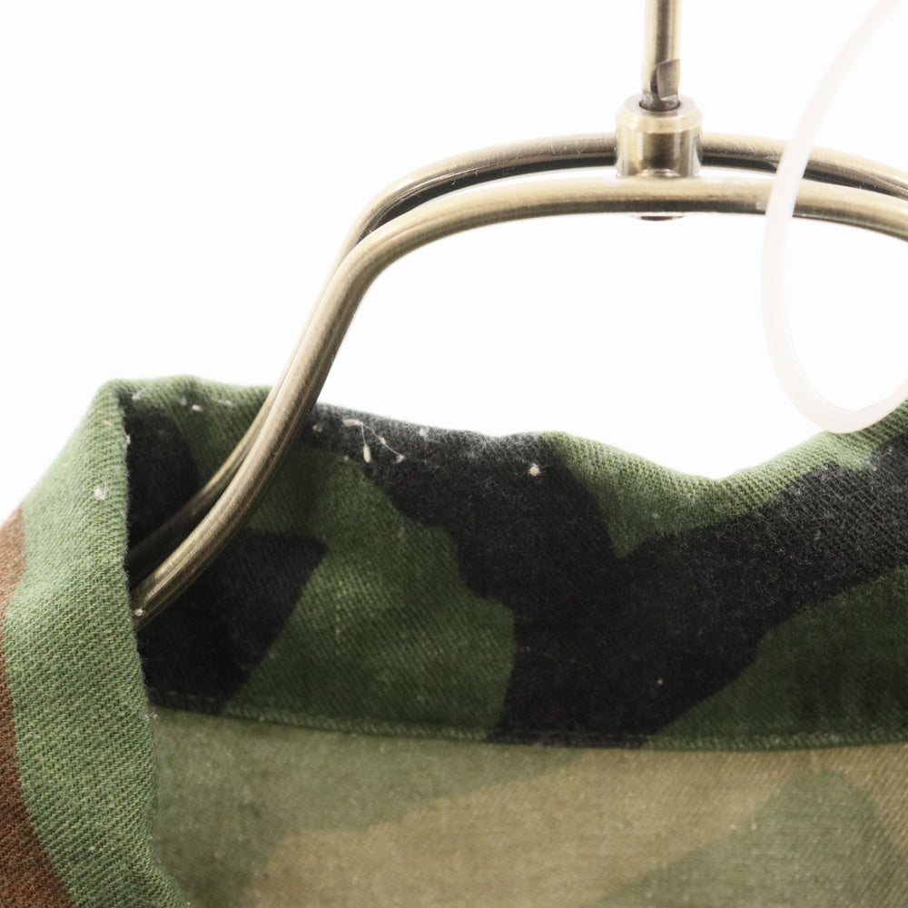 VINTAGE(ヴィンテージ) US ARMY ミリタリー カモ柄 ファティーグ ジャケット カーキ