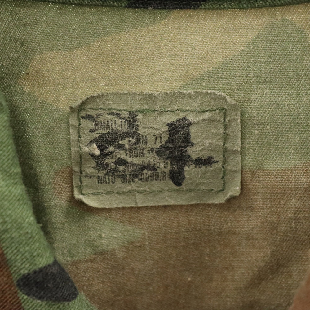 VINTAGE(ヴィンテージ) US ARMY ミリタリー カモ柄 ファティーグ ジャケット カーキ