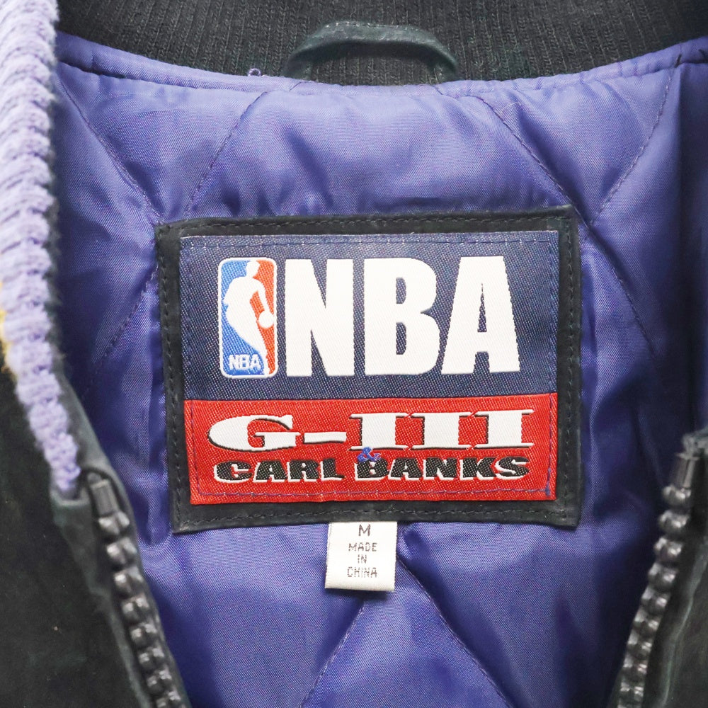 VINTAGE(ヴィンテージ) LAKERS レイカーズ スタジアム ジャンパー バックワッペン ブルゾン ブラック