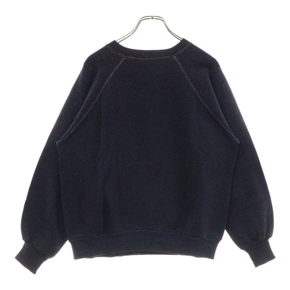 VINTAGE(ヴィンテージ) 70s Velvasheen SHOESMITH SCHOOL ヴェルバシーン 3段プリント カレッジ スウェット ネイビー
