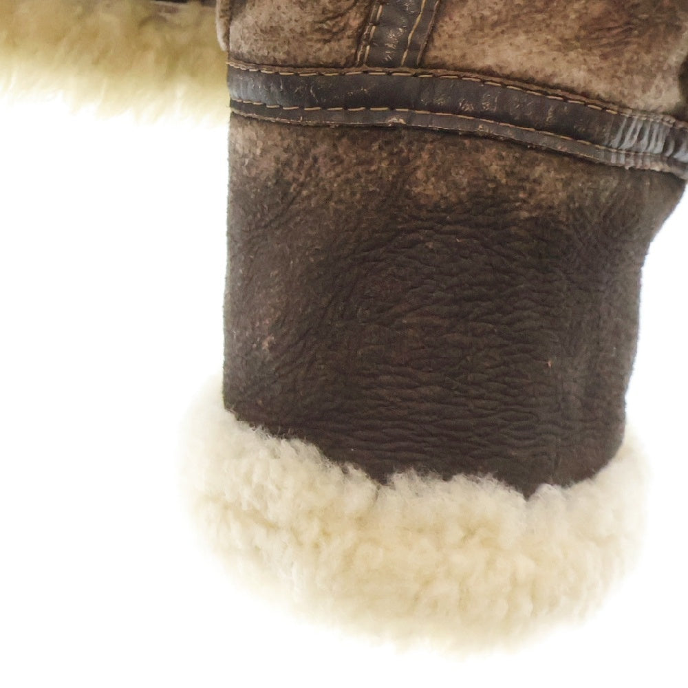 VINTAGE(ヴィンテージ) US AIR FORCE B-3 TYPE SHEEPSKIN ムートン シープスキン ショート ジャケット ブラウン