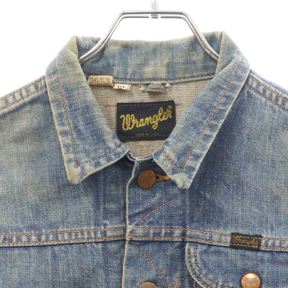Wrangler(ラングラー) 70s Vintage Denim Jacket Made in USA Gジャン デニム ジャケット インディゴ レディース