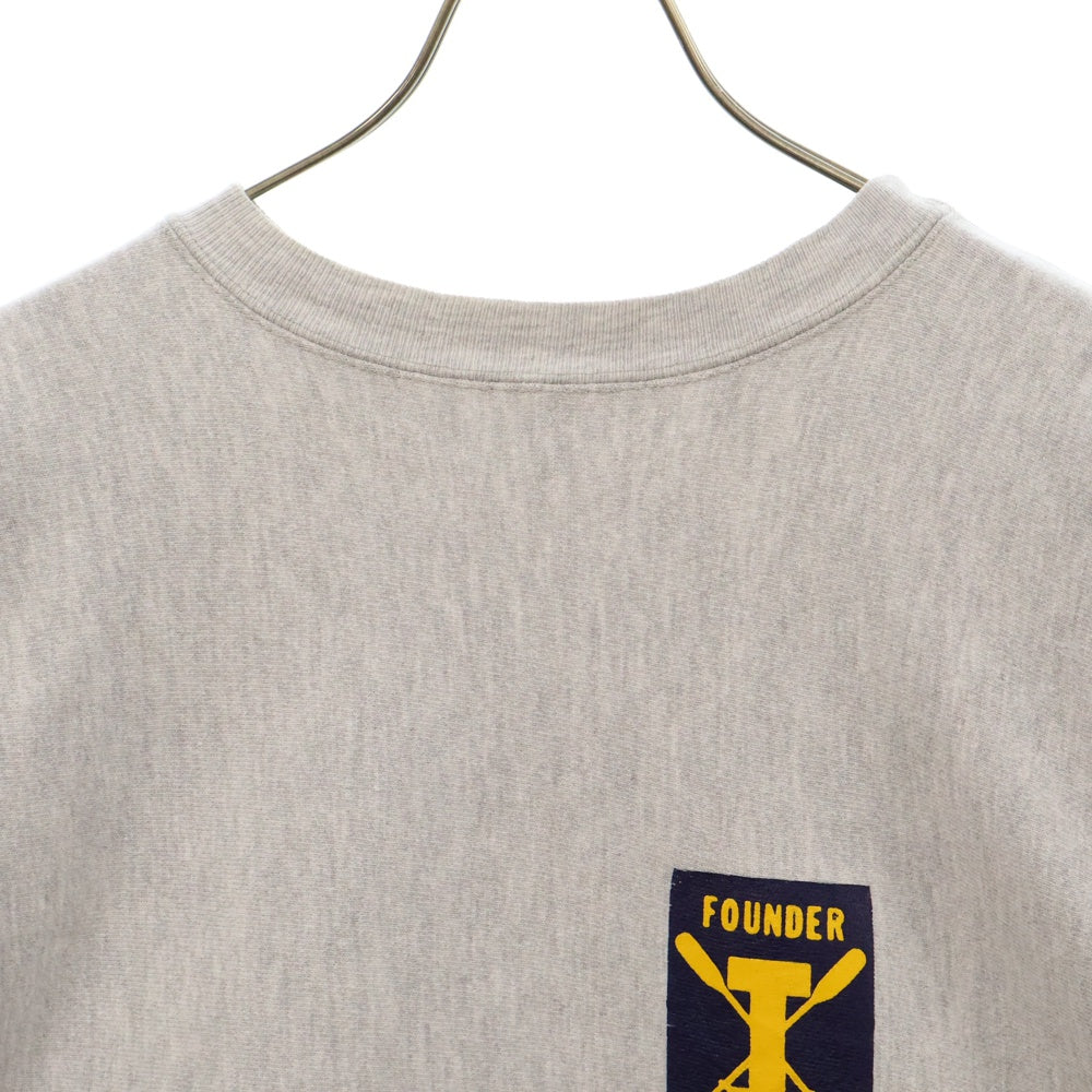 CHAMPION(チャンピオン) 90s REVERSE WEAVE FOUNDER SWEAT UCI リバースウィーブ バック 3段プリント スウェット グレー