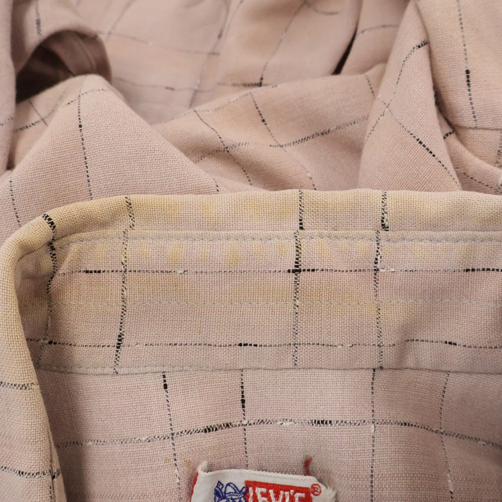 Levi's(リーバイス) 60‐70s VINTAGE SADDLEMAN サドルマン スナップボタン ウエスタン シャツ ピンク