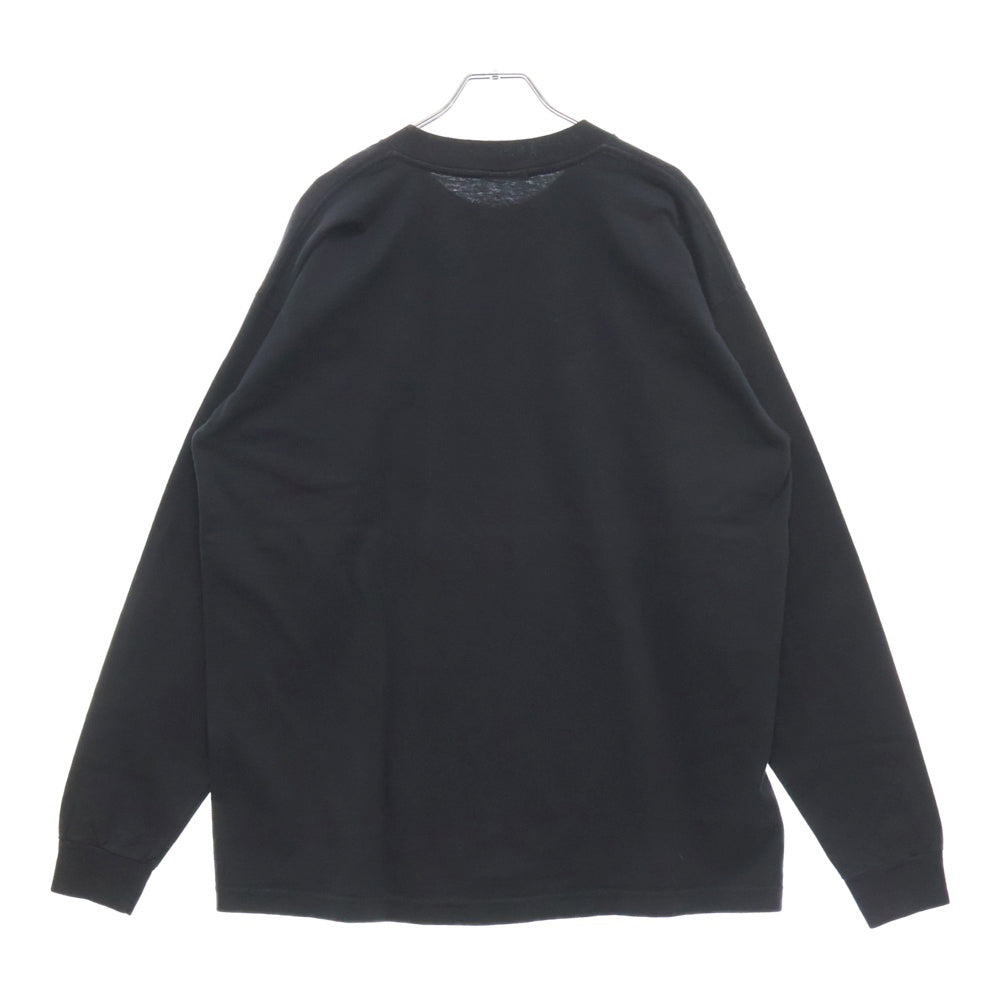 VINTAGE(ヴィンテージ) 90s PORN STAR L/S ポルノスター フロント 袖 プリント Tシャツ 長袖カットソー ネイビー