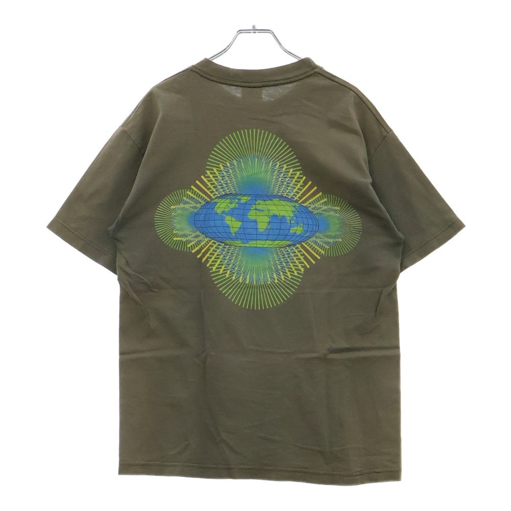 VINTAGE(ヴィンテージ) 90s THE FLAMING LIPS ザフレイミングリップス フロントプリント Tシャツ 半袖カットソー カーキ