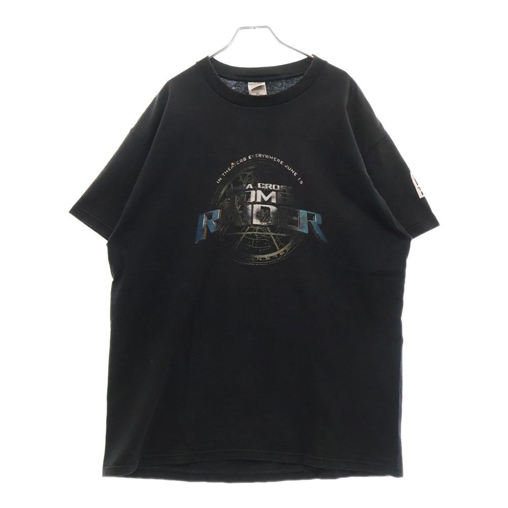 VINTAGE(ヴィンテージ) 90s TOMB RADER MOVIE TEE トゥームレイダー フロントプリント Tシャツ 半袖カットソー ブラック