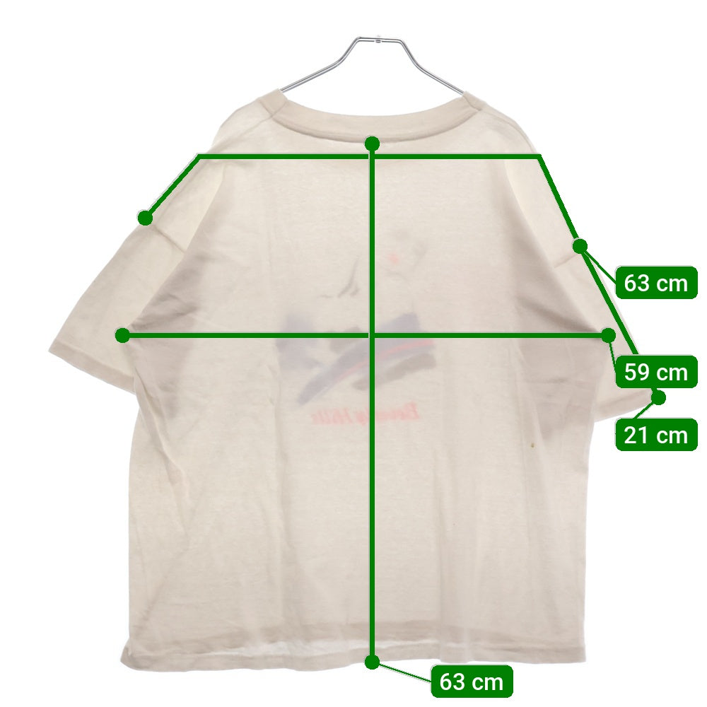 VINTAGE(ヴィンテージ) 90s Beverly Hills ビバリーヒルズ フロントプリント Tシャツ 半袖カットソー ホワイト