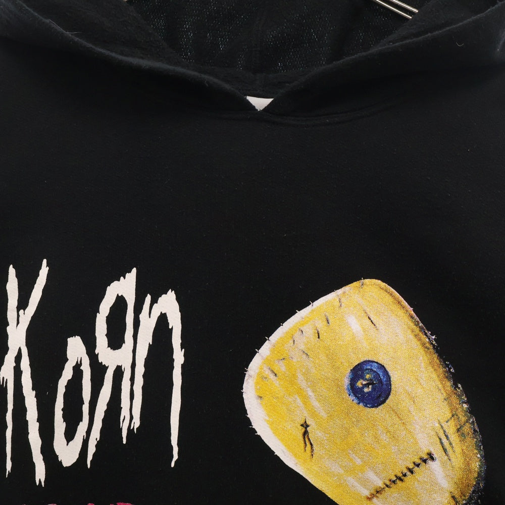 VINTAGE(ヴィンテージ) 90s KORN ISSUES コーン 両面プリント フーディー パーカー ブラック