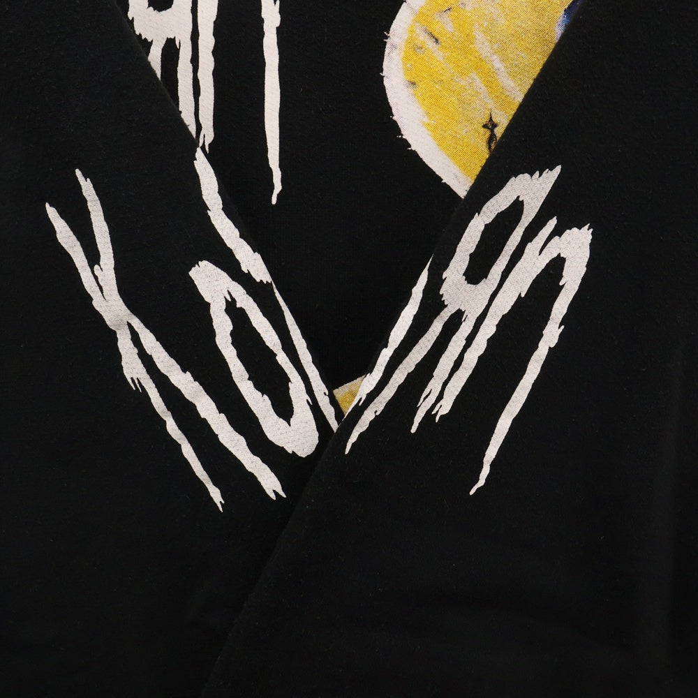 VINTAGE(ヴィンテージ) 90s KORN ISSUES コーン 両面プリント フーディー パーカー ブラック