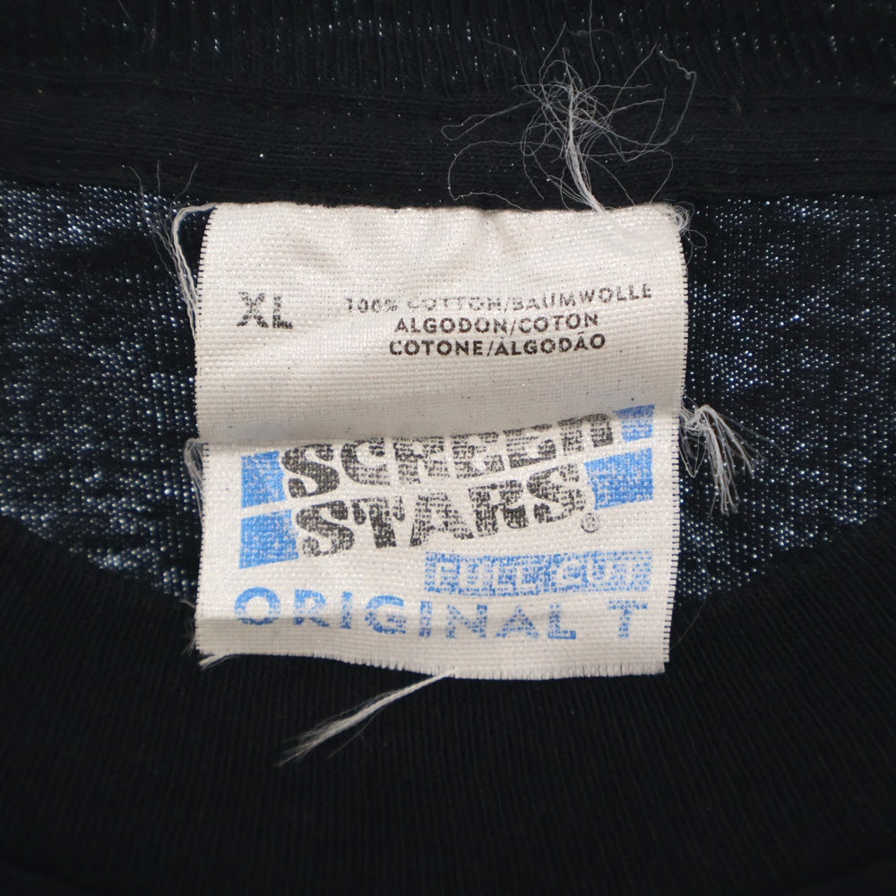 VINTAGE(ヴィンテージ) 90s ルパン三世 カリオストロの城 フロント プリント Tシャツ 半袖カットソー ブラック