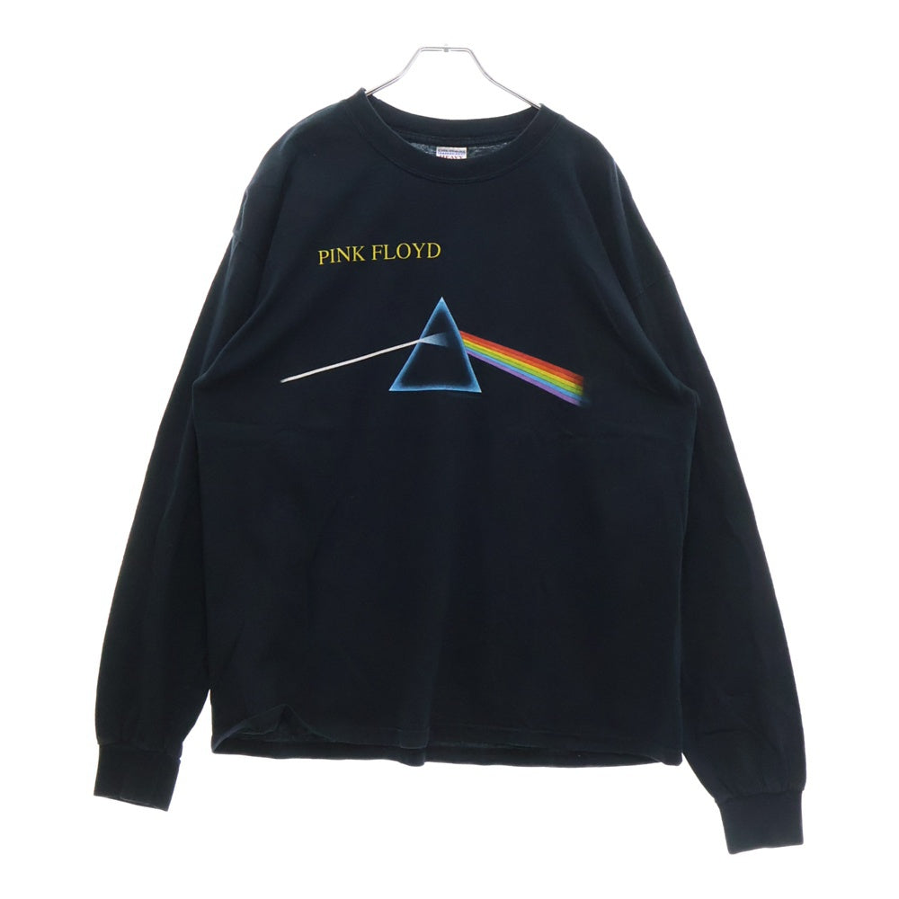 VINTAGE(ヴィンテージ) 90s PINK FLOYD DARK SIDE OF THE MOON L/S ピンクフロイド ダークサイド・オブ・ザ・ムーン 両面プリント Tシャツ 半袖カットソー ネイビー