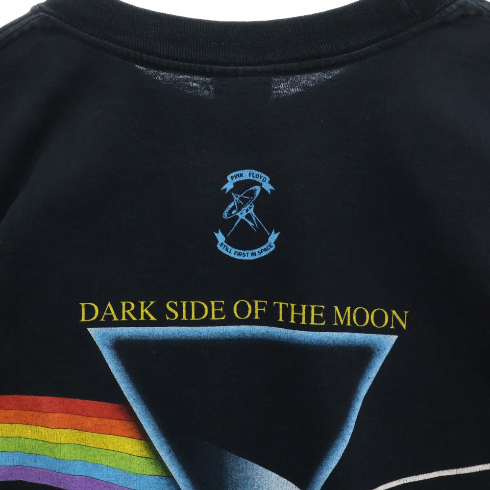 VINTAGE(ヴィンテージ) 90s PINK FLOYD DARK SIDE OF THE MOON L/S ピンクフロイド ダークサイド・オブ・ザ・ムーン 両面プリント Tシャツ 半袖カットソー ネイビー