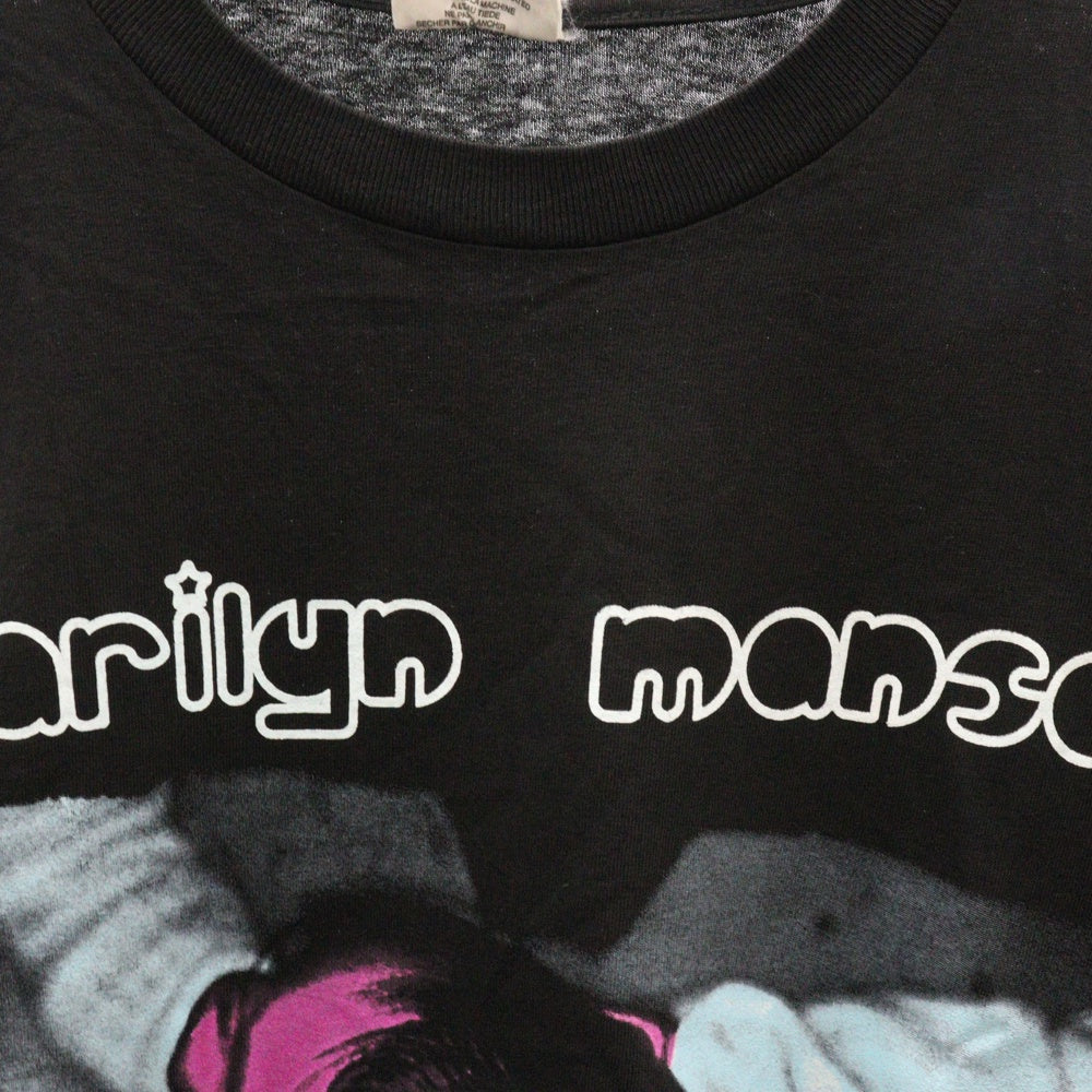 VINTAGE(ヴィンテージ) 90s Marilyn Manson Mechanical Animals LS TEE マリリンマンソン 両面長袖Tシャツ 長袖カットソー ブラック