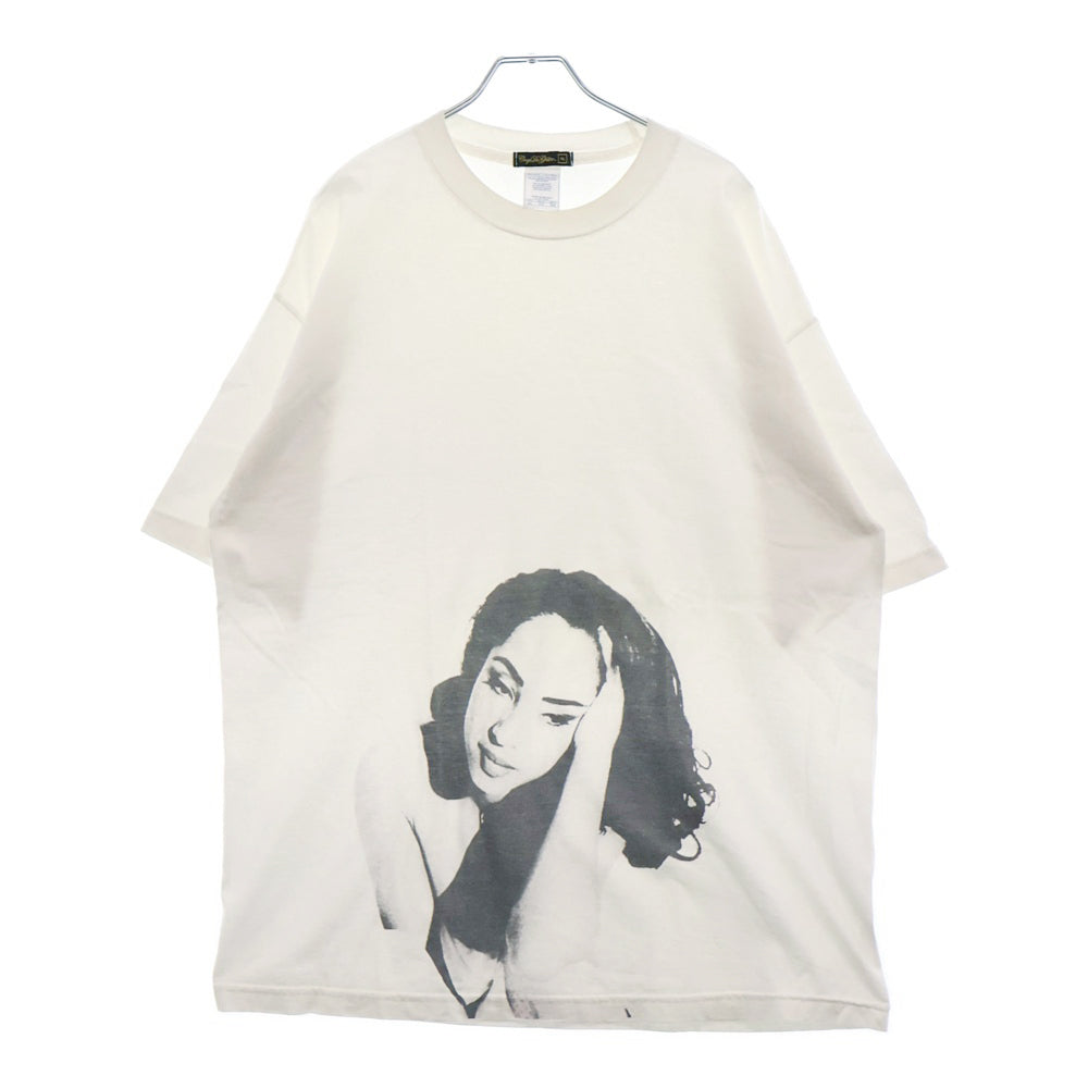 VINTAGE(ヴィンテージ) 90-00s SADE TEE シャーデー ブートレグ フロントプリント半袖Tシャツ カットソー ホワイト