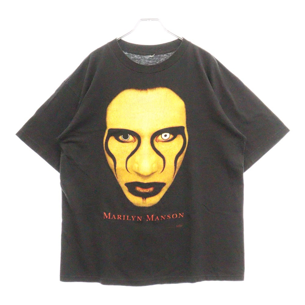 VINTAGE(ヴィンテージ) 90s MARILYN MANSON SEX IS DEAD TEE マリリンマンソン 両面プリント半袖Tシャツ カットソー ブラック