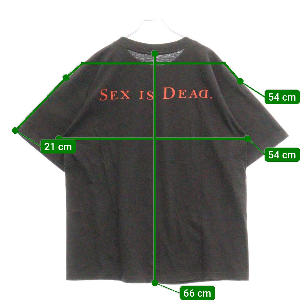 VINTAGE(ヴィンテージ) 90s MARILYN MANSON SEX IS DEAD TEE マリリンマンソン 両面プリント半袖Tシャツ カットソー ブラック