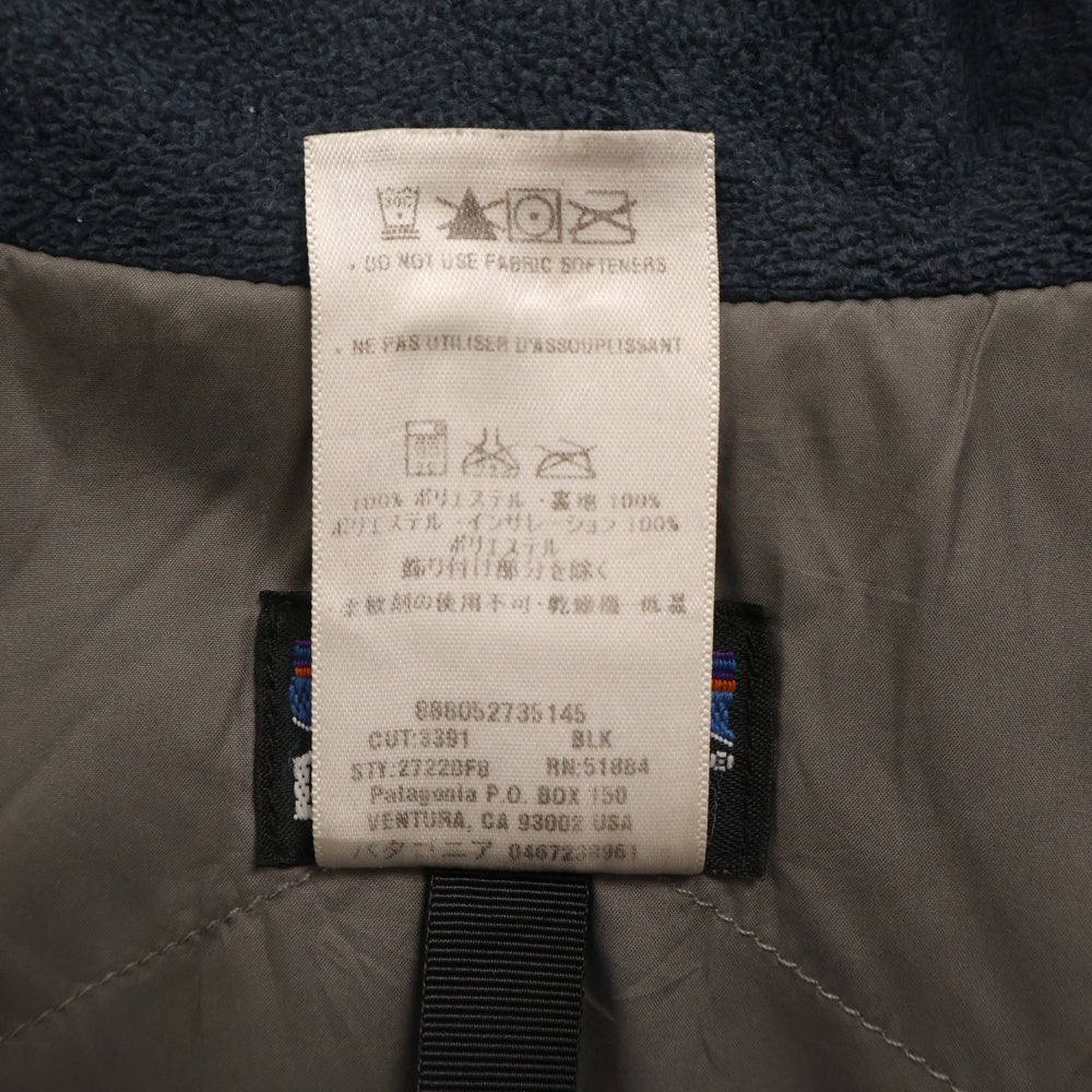 PATAGONIA(パタゴニア) 00s Puffball Vest リバーシブル パフボールベスト ブラック/ネイビー