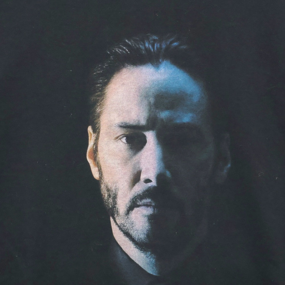 VINTAGE(ヴィンテージ) 10s John Wick ジョン・ウィック キアヌリーブス 両面プリント Tシャツ 半袖 カットソー ブラック