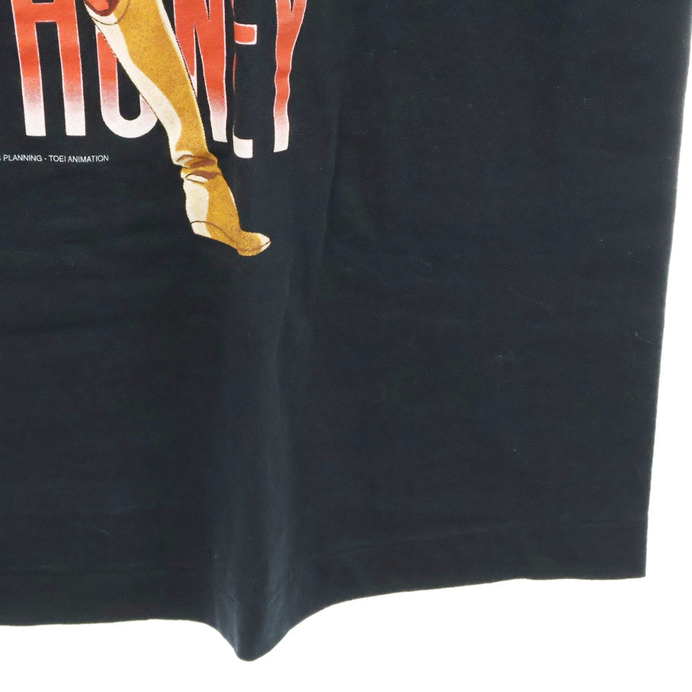 VINTAGE(ヴィンテージ) 90s CUTEY HONEY TEE キューティーハニ フロントプリント半袖Tシャツ カットソー ブラック