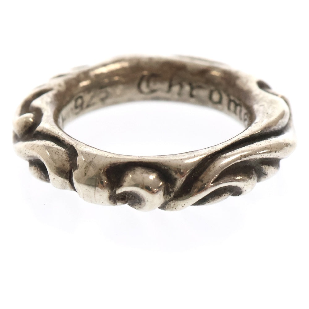 CHROME HEARTS(クロムハーツ) SCRL BAND スクロールバンド リング シルバー BCA351