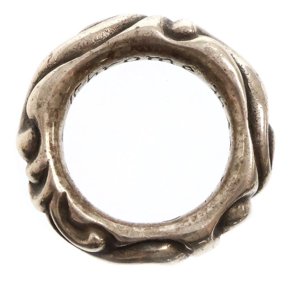 CHROME HEARTS(クロムハーツ) SCRL BAND スクロールバンド リング シルバー BCA351